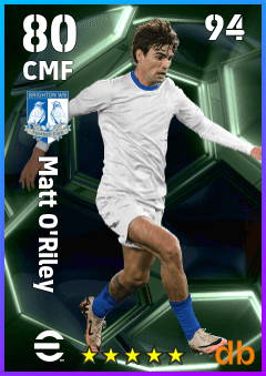 Matt O'Riley — CMF, OVR 80, MAX 94