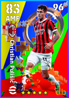 Christian Pulišić — AMF, OVR 83, MAX 96