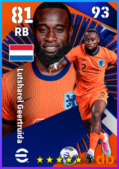 Lutsharel Geertruida — RB, OVR 81, MAX 93
