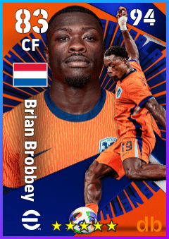 Brian Brobbey — CF, OVR 83, MAX 94