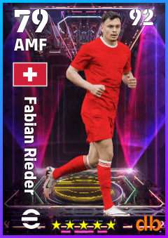Fabian Rieder — AMF, OVR 79, MAX 92