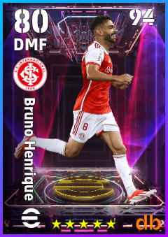 Bruno Henrique — DMF, OVR 80, MAX 94