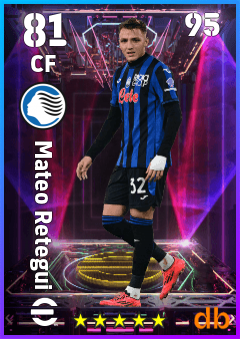 Mateo Retegui eFootball player card