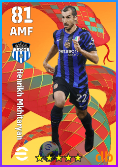 Henrikh Mkhitaryan — AMF, OVR 81, MAX 81