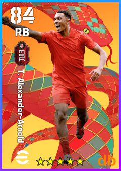 T. Alexander-Arnold — RB, OVR 84, MAX 84