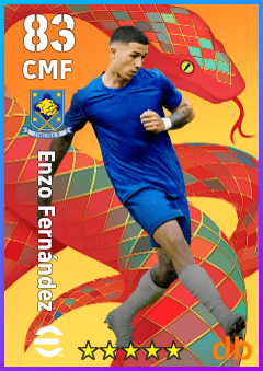 Enzo Fernández — CMF, OVR 83, MAX 83