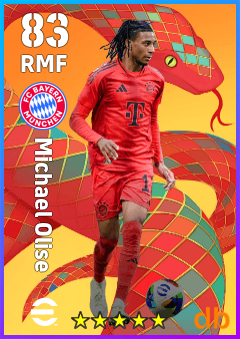 Michael Olise — RMF, OVR 83, MAX 83