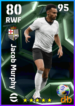 Jacob Murphy — RWF, OVR 80, MAX 95