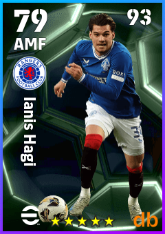Ianis Hagi — AMF, OVR 79, MAX 93