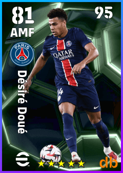 Désiré Doué — AMF, OVR 81, MAX 95
