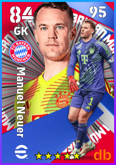 Manuel Neuer — GK, OVR 84, MAX 95
