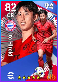 Ito Hiroki — CB, OVR 82, MAX 94