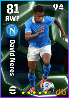 David Neres — RWF, OVR 81, MAX 94