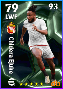 Chidera Ejuke — LWF, OVR 79, MAX 93