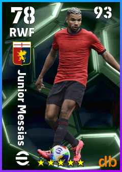 Junior Messias — RWF, OVR 78, MAX 93