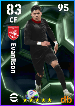 Evanilson — CF, OVR 83, MAX 95