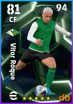 Vitor Roque — CF, OVR 81, MAX 94