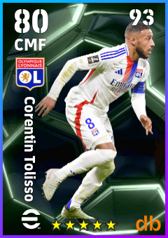 Corentin Tolisso — CMF, OVR 80, MAX 93