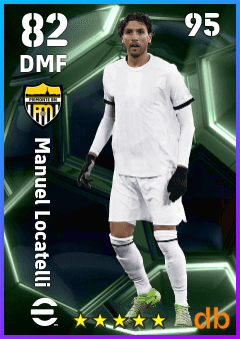 Manuel Locatelli — DMF, OVR 82, MAX 95