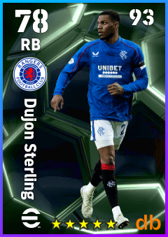 Dujon Sterling — RB, OVR 78, MAX 93