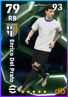 Enrico Del Prato — RB, OVR 79, MAX 93