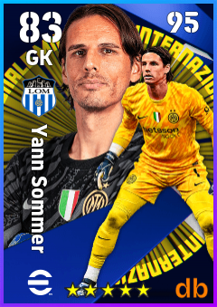 Yann Sommer — GK, OVR 83, MAX 95