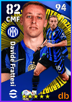 Davide Frattesi — CMF, OVR 82, MAX 94