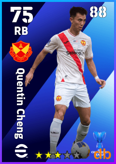 Quentin Cheng — RB, OVR 75, MAX 88