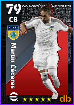 Martín Cáceres — CB, OVR 79, MAX 79
