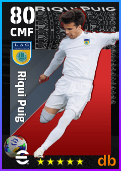Riqui Puig — CMF, OVR 80, MAX 80