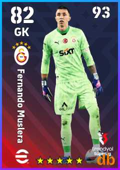 Fernando Muslera — GK, OVR 82, MAX 93