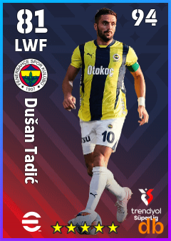 Dušan Tadić eFootball player card