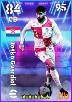Joško Gvardiol — CB, OVR 84, MAX 95
