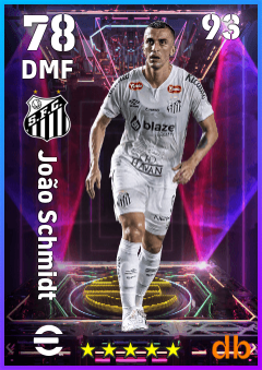 João Schmidt — DMF, OVR 78, MAX 93