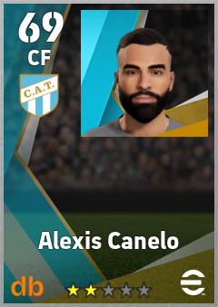 Alexis Canelo — CF, OVR 69, MAX 69