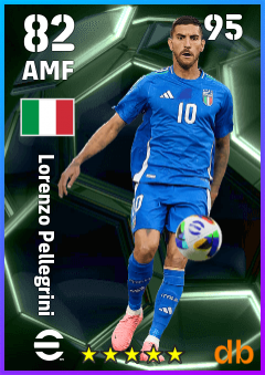 Lorenzo Pellegrini — AMF, OVR 82, MAX 95