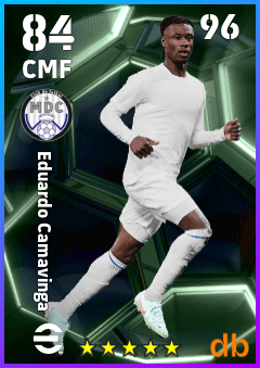 Eduardo Camavinga — CMF, OVR 84, MAX 96