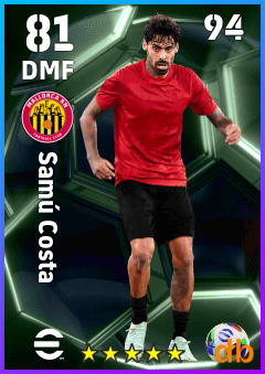 Samú Costa — DMF, OVR 81, MAX 94