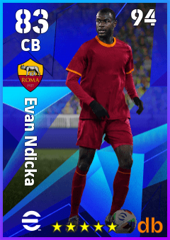 Evan Ndicka — CB, OVR 83, MAX 94
