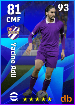 Yacine Adli — CMF, OVR 81, MAX 93