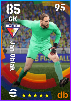 Jan Oblak — GK, OVR 85, MAX 95