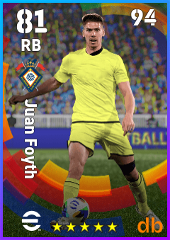 Juan Foyth — RB, OVR 81, MAX 94
