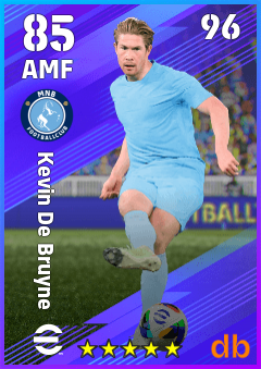 Kevin De Bruyne eFootball player card