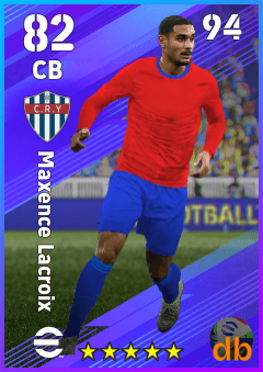 Maxence Lacroix — CB, OVR 82, MAX 94
