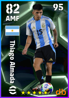 Thiago Almada — AMF, OVR 82, MAX 95