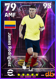 James Rodríguez — AMF, OVR 79, MAX 93