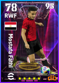 Mostafa Fathi — RWF, OVR 78, MAX 93
