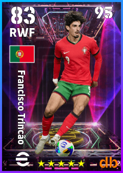 Francisco Trincão — RWF, OVR 83, MAX 95