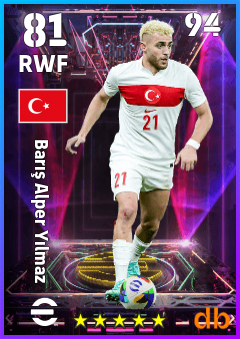 Barış Alper Yılmaz — RWF, OVR 81, MAX 94