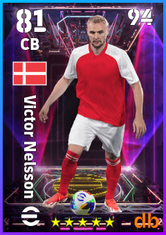 Victor Nelsson — CB, OVR 81, MAX 94